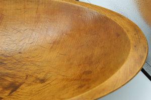 Wooden Maple Trencher Bowl