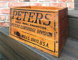 Antique Peters Ammunition Box