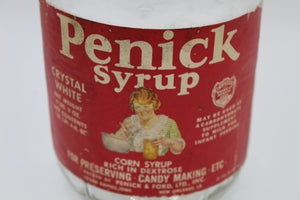 Penick Syrup Glass Jar