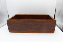 Load image into Gallery viewer, Antique Wooden Tobacco Box