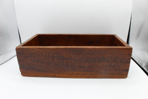 Antique Wooden Tobacco Box