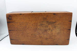 Antique Wooden Tobacco Box