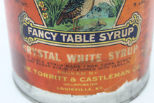 Load image into Gallery viewer, Bob White Fancy Table Syrup Tin