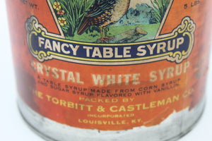 Bob White Fancy Table Syrup Tin