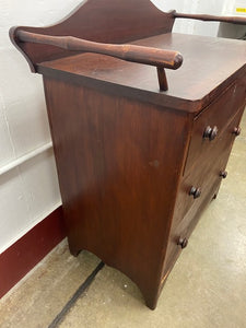 Country Red Painted Washstand