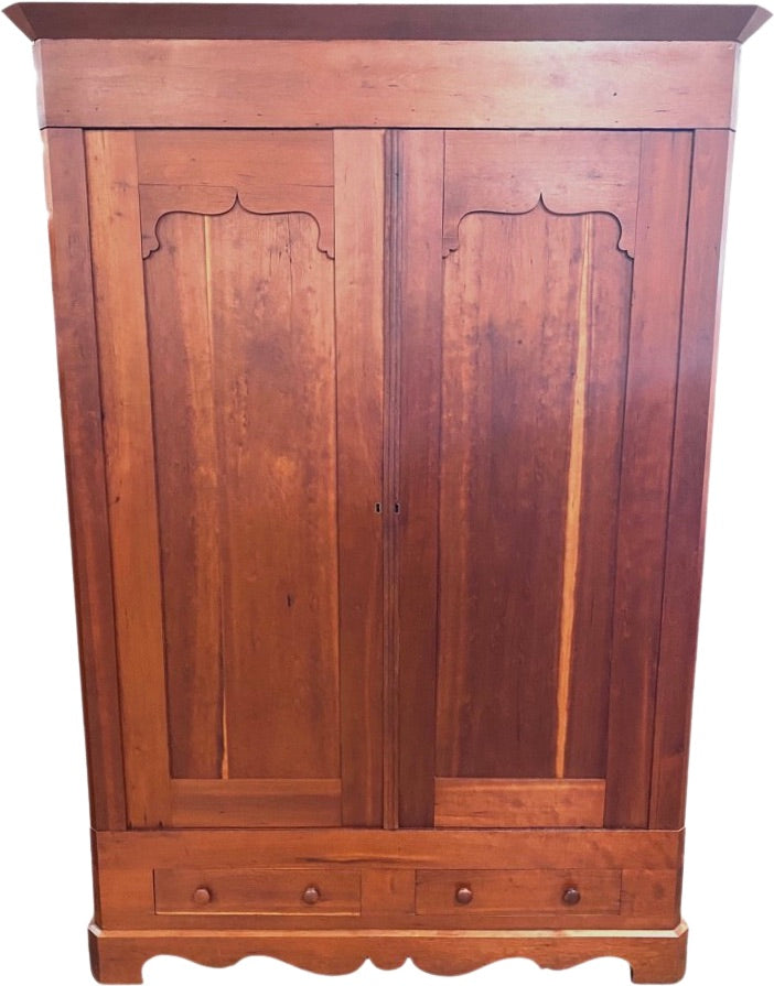 Late 1800's Cherry Knockdown Wardrobe