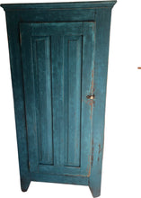 Load image into Gallery viewer, Primitive Blue Painted Cupboard