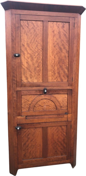 Pennsylvania Cherry Corner Cupboard
