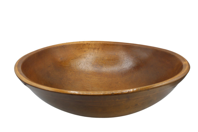 Antique Maple Round Bowl