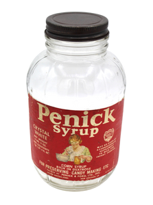 Penick Syrup Glass Jar