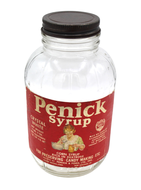 Penick Syrup Glass Jar