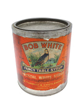 Load image into Gallery viewer, Bob White Fancy Table Syrup Tin